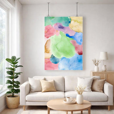 Pastel Dreams | A3 Poster | Abstract Watercolor — front view