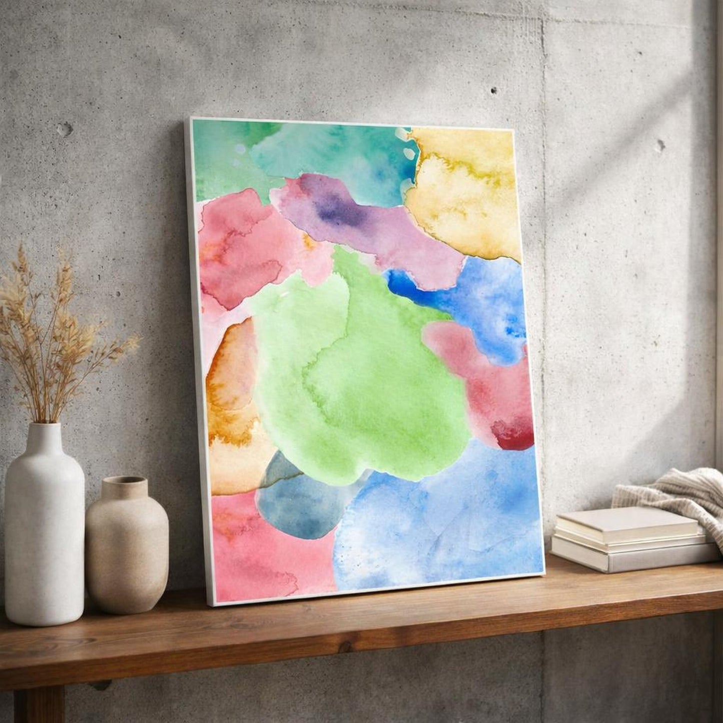 Pastel Dreams | A3 Poster | Abstract Watercolor — lifestyle