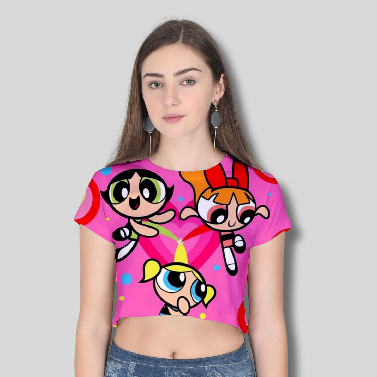 Women Printed Crop Top