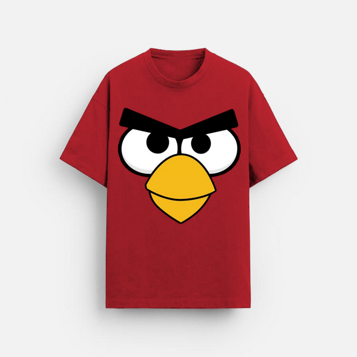 Angry Bird | Oversized T-Shirt | Red