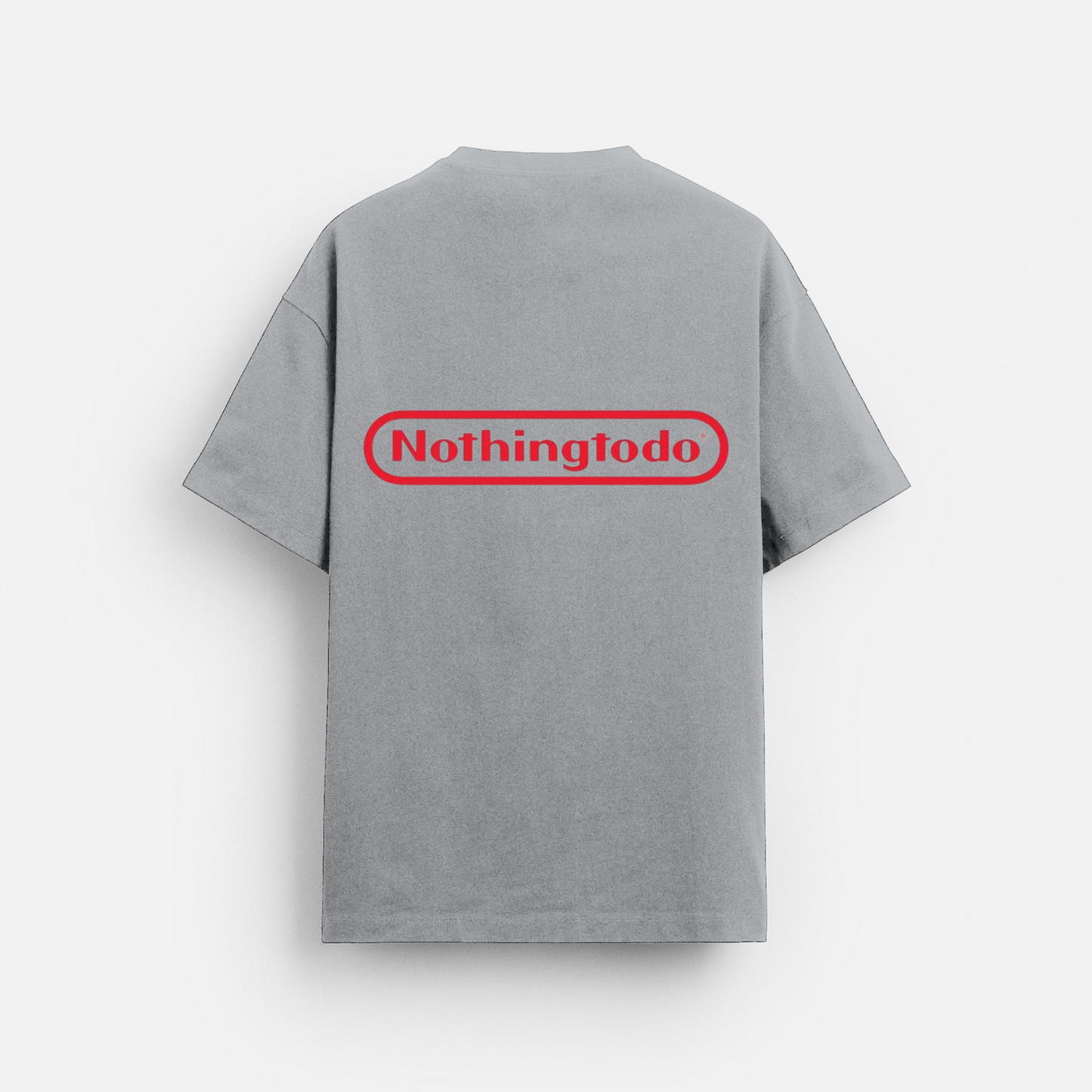 NothingToDo - Oversized Classic T-Shirt Grey