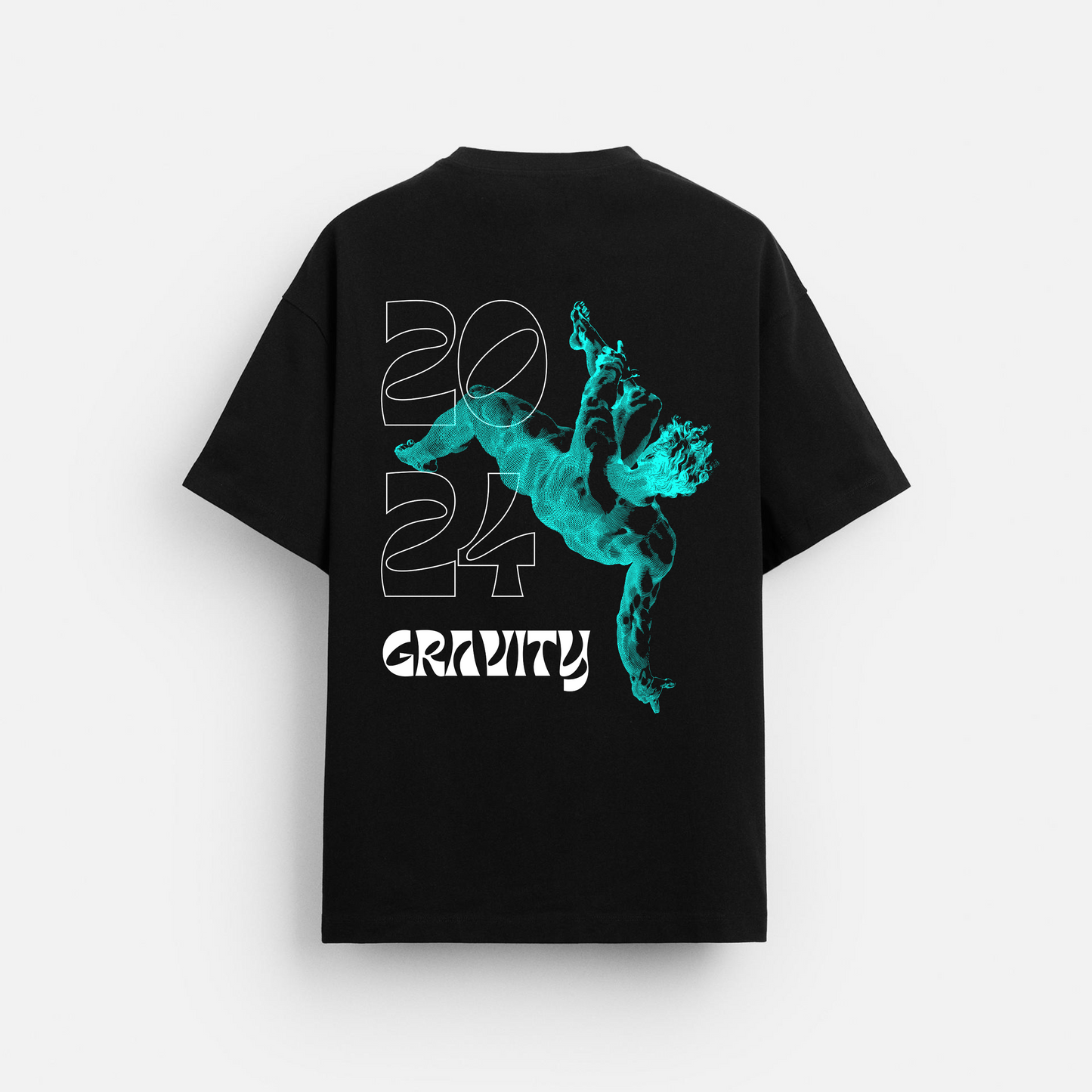 Gravity- Oversized Classic T-Shirt Black