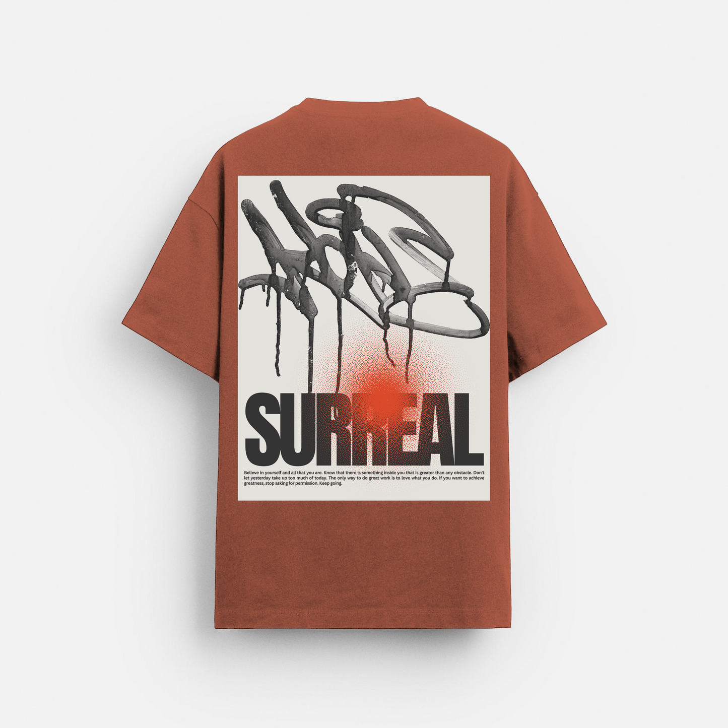 Surreal - Oversized Classic T-Shirt Coral