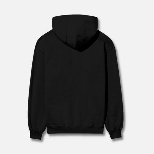 Minimalist Classic | Plain Solid | Black Hoodie