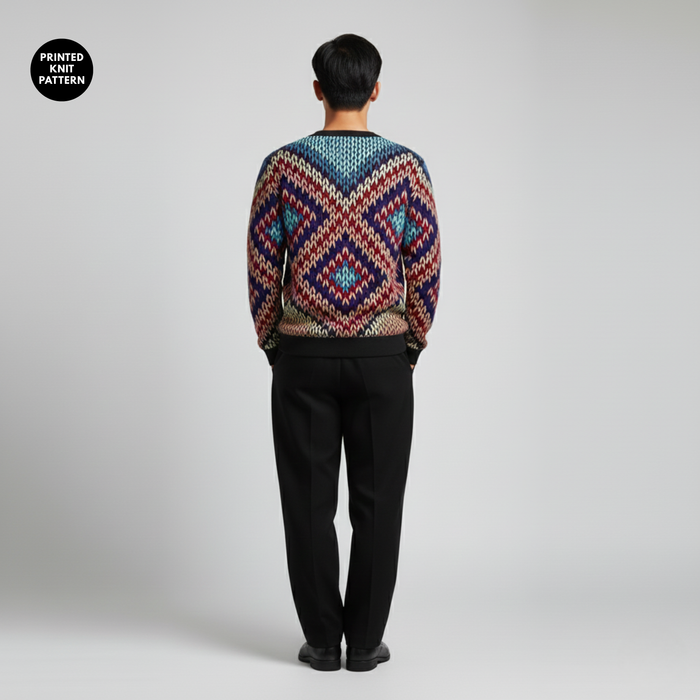Colorwave Knit Pop | Sweatshirt | Chevron Rhythm