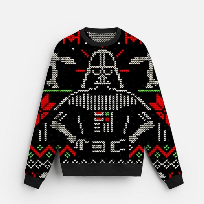 Dark Festive Knit | Sweatshirt | Helmet Graphic