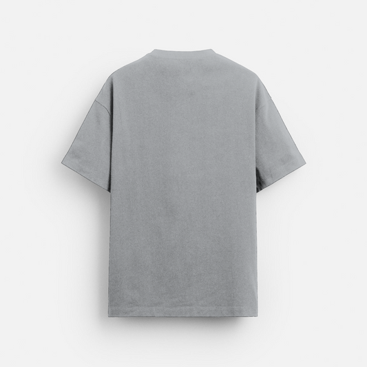 Grey Plain - Oversized Classic T-Shirt