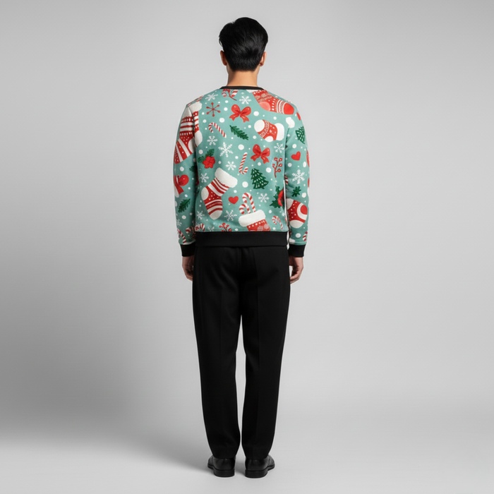 Holiday Pop Mix | Sweatshirt | Mint Green