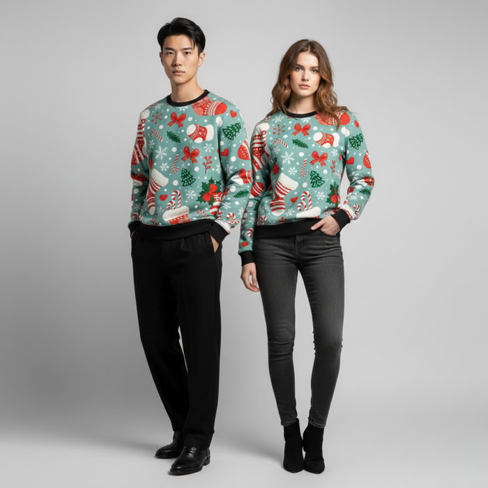 Holiday Pop Mix | Sweatshirt | Mint Green