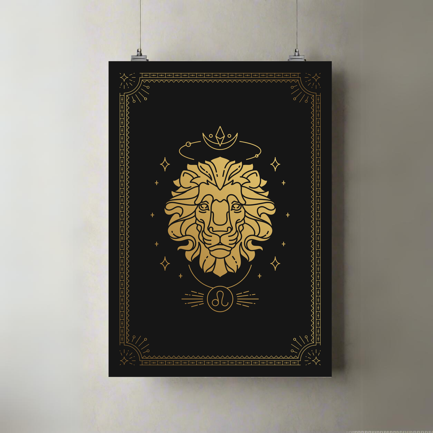 Leo | Zodiac | Astrology | Premium A3 Poster