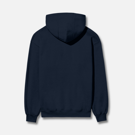 Effortless Elegance | Plain Solid | Navy Blue Hoodie