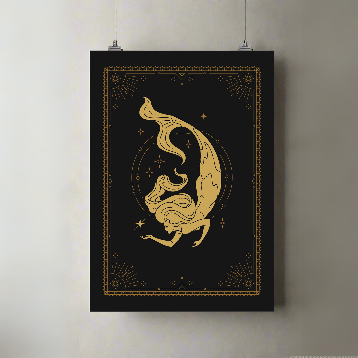 Pisces | Zodiac | Astrology | Premium A3 Poster
