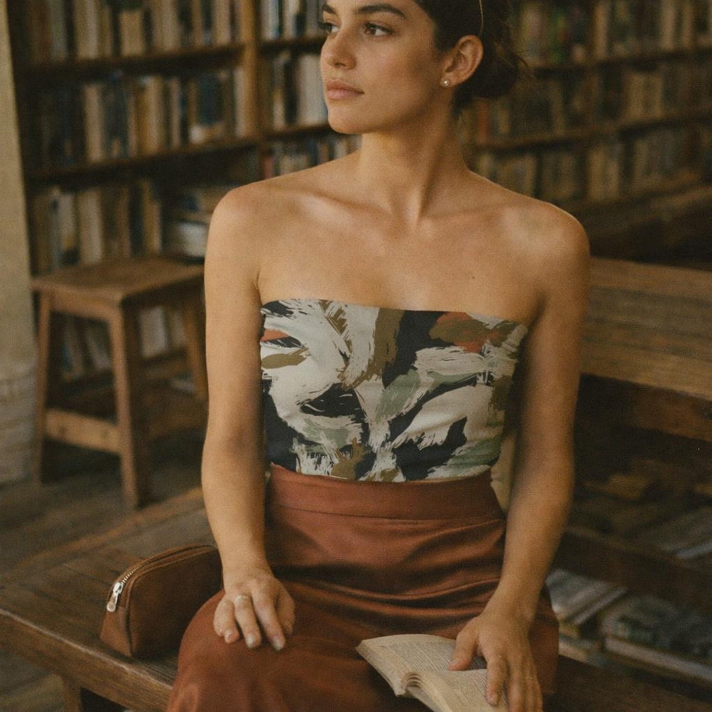 Earth Brush | Tube Top | Abstract Strokes — lifestyle