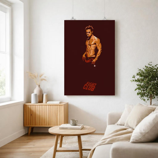 Fight Club | A3 Poster | Determined Energy — front view