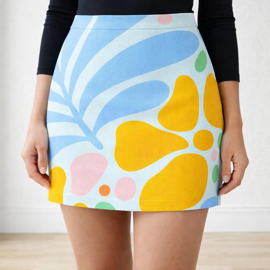 Candy Splash | Mini Skirt | Abstract Pop — design detail