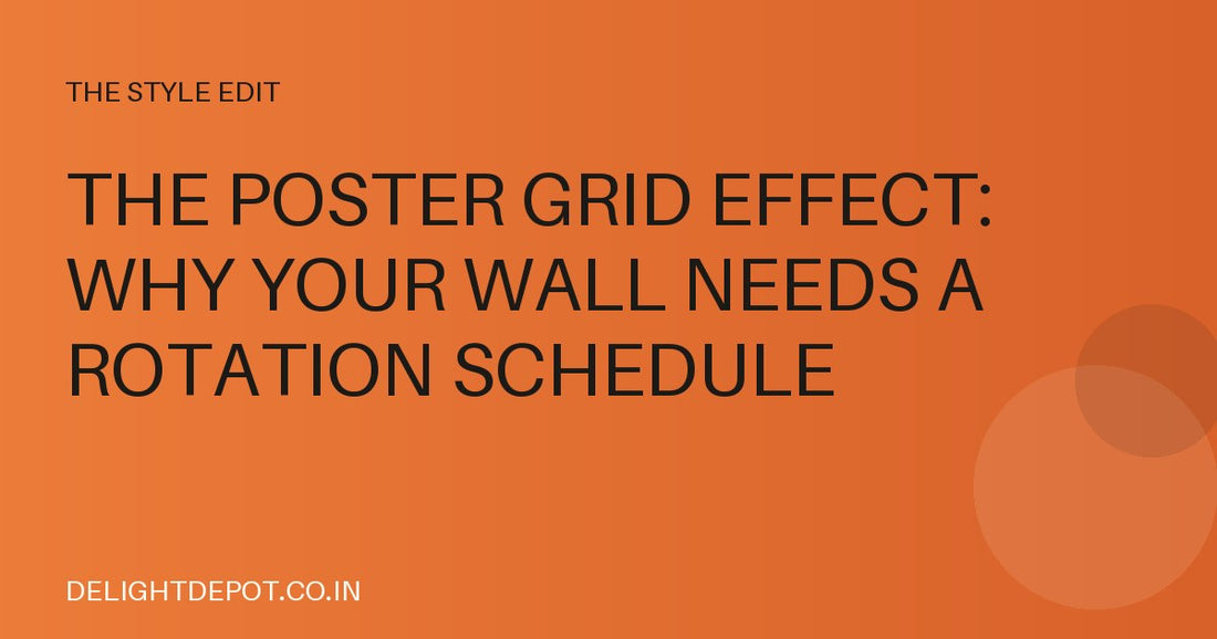 The Poster Grid Effect: Why Your Wall Needs a Rotation Schedule