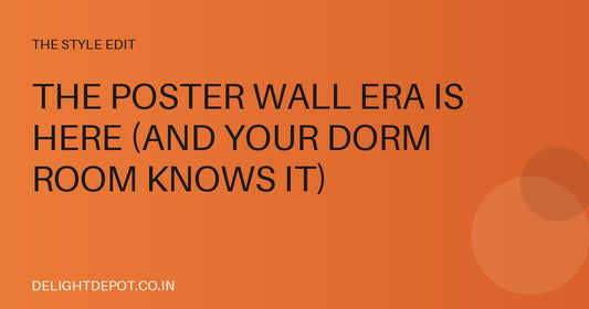 The Poster Wall Era is Here (And Your Dorm Room Knows It)