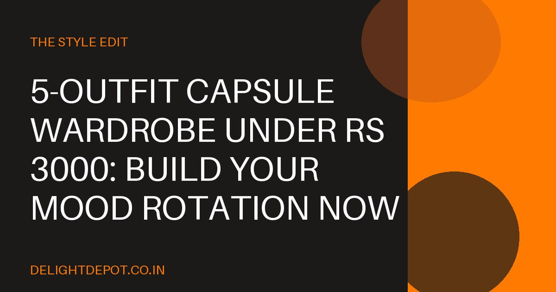 5-Outfit Capsule Wardrobe Under Rs 3000: Build Your Mood Rotation Now