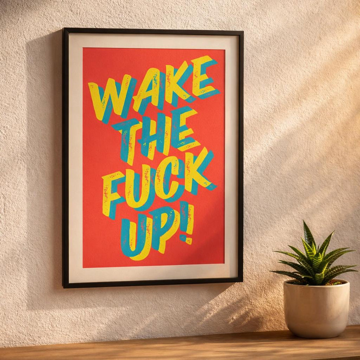 Rise Up | A3 Poster | Bold Typography · design detail
