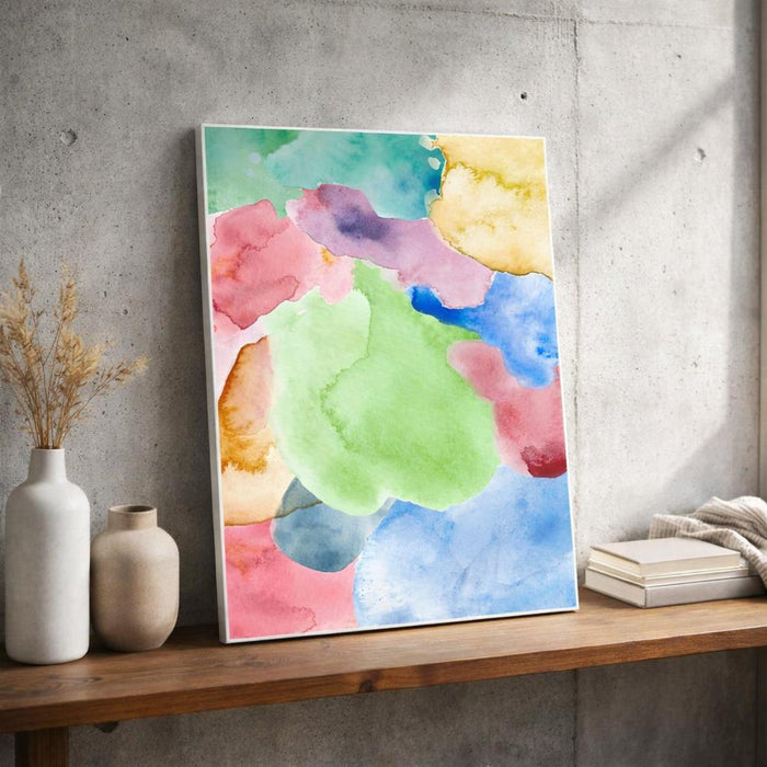 Pastel Dreams | A3 Poster | Abstract Watercolor — lifestyle