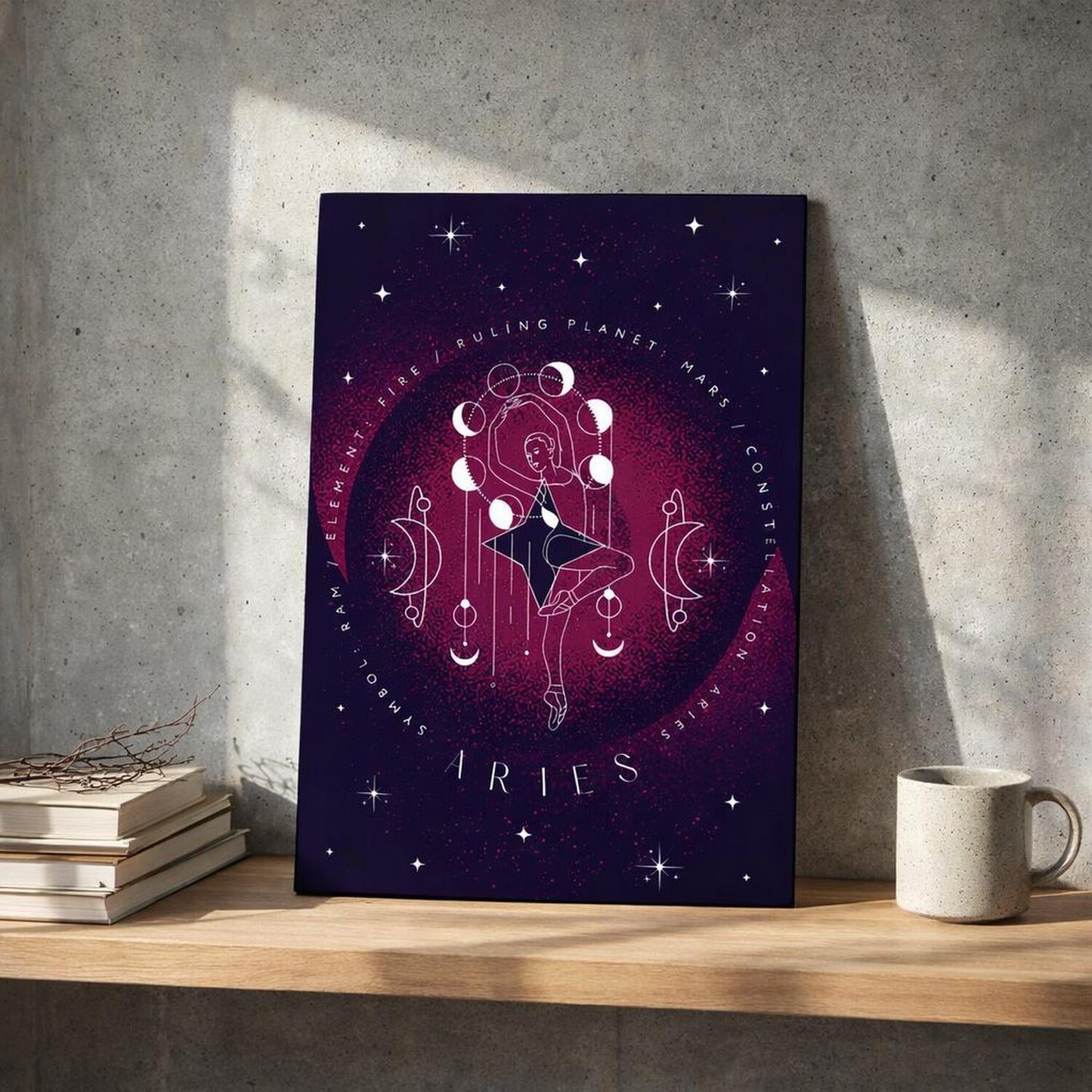 Aries | A3 Poster | Zodiac Stars — lifestyle