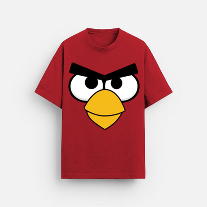 Angry Bird - Oversized Classic T-Shirt Red