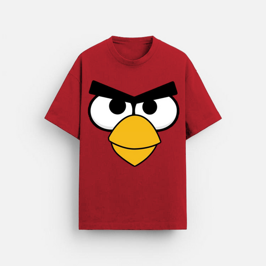 Angry Bird - Oversized Classic T-Shirt Red