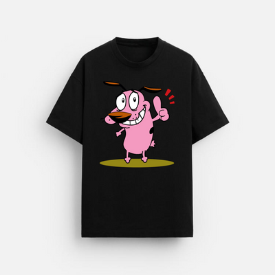 Courage | Oversized T-Shirt | Pink Dog Peace