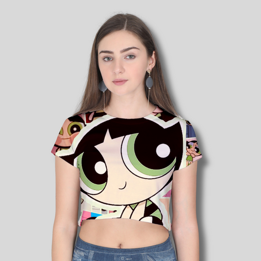Women Printed Crop Top