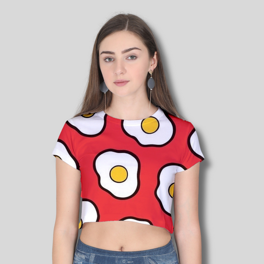 Women Printed Crop Top