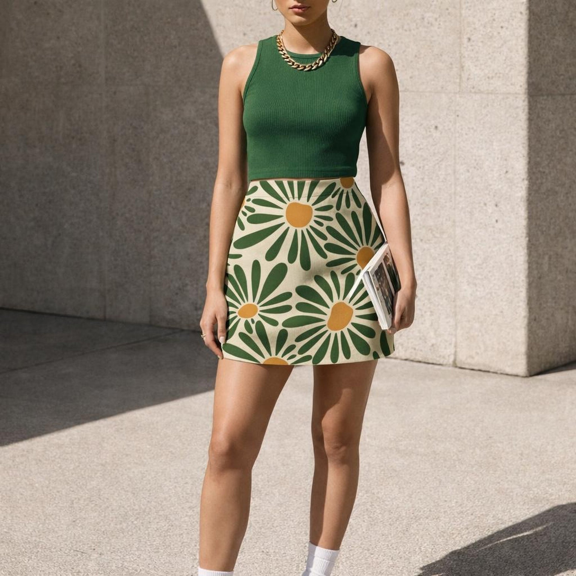Hari Phool | Mini Skirt | Floral Print · lifestyle