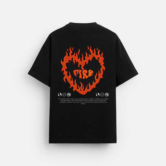 Fire - Oversized T-Shirt