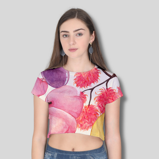 Women Printed Crop Top
