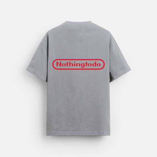 NothingToDo - Oversized Classic T-Shirt Grey
