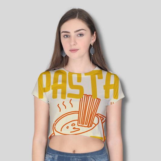 Women Printed Crop Top