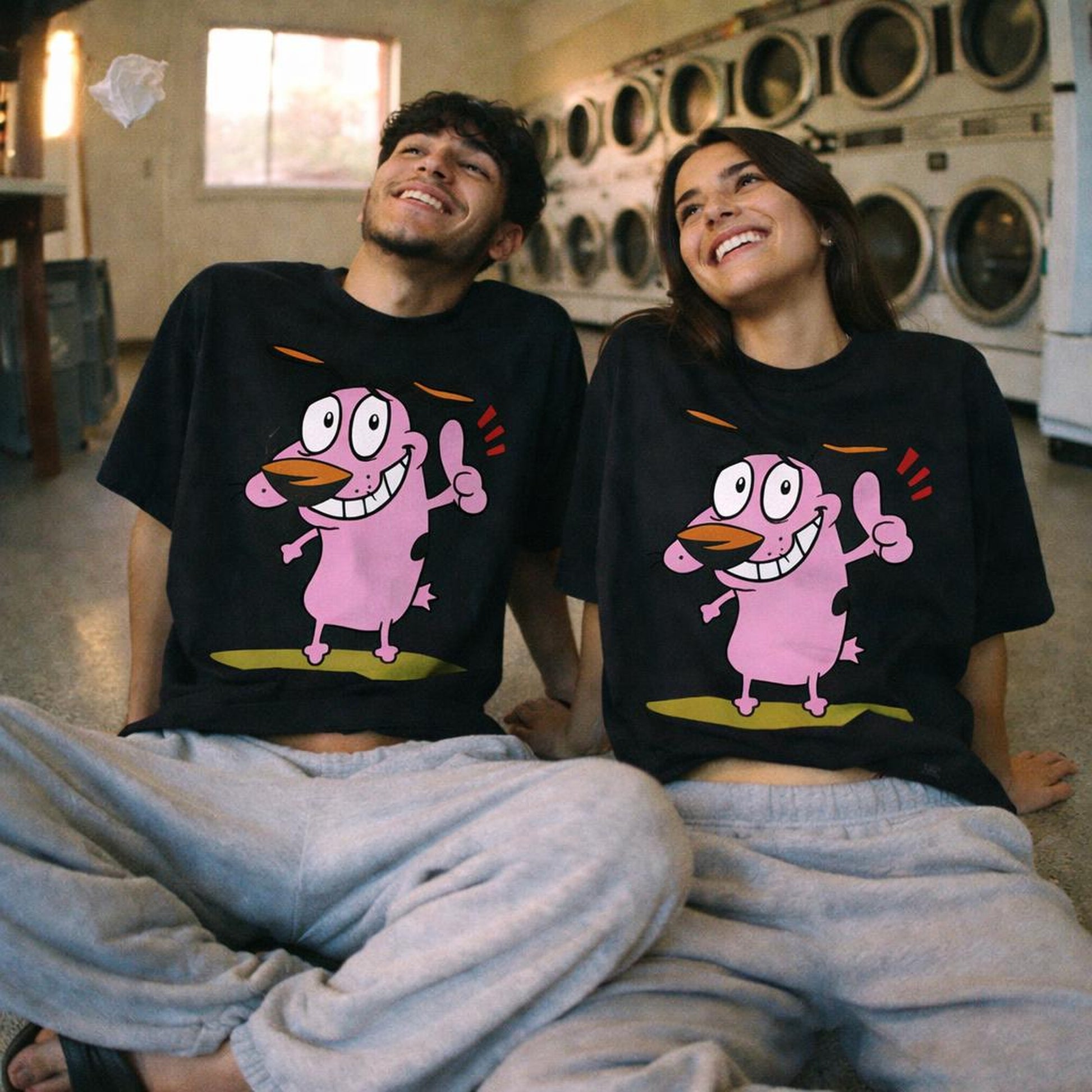 Courage | Oversized T-Shirt | Pink Dog Peace — design detail