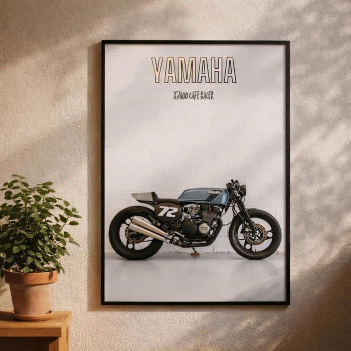 Yamaha | XJ600 | Premium A3 Poster · design detail