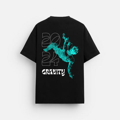 Gravity- Oversized Classic T-Shirt Black