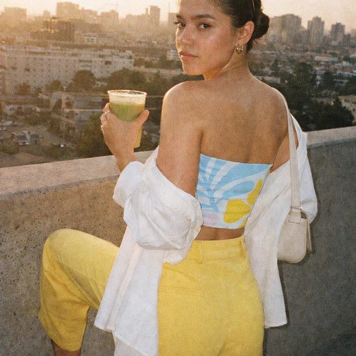 Candy Splash | Tube Top | Tropical Abstract — lifestyle