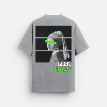 Light of Art - Oversized Classic T-Shirt Grey