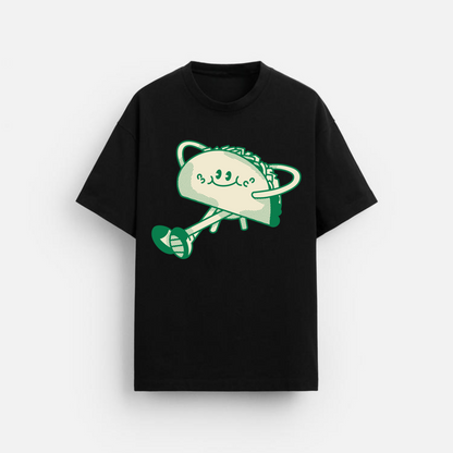 Taco Vibing - Oversized Classic T-Shirt Black