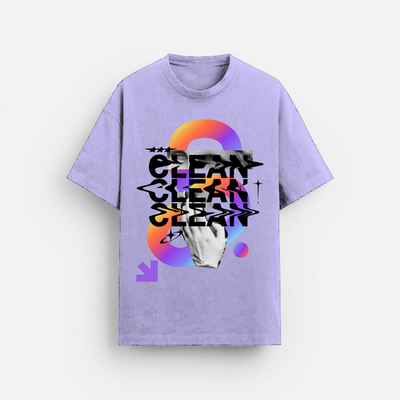Embrace The Chaos | T-Shirt | Lavender & Orange