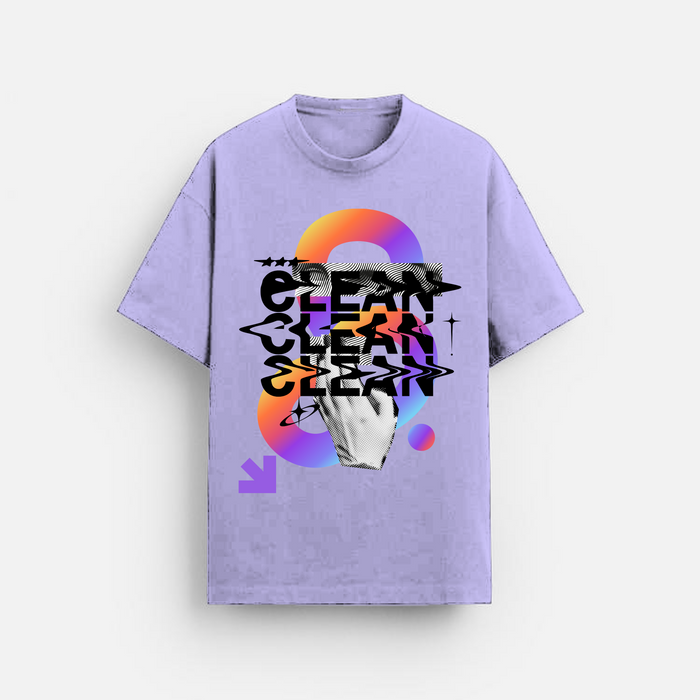 Embrace The Chaos | T-Shirt | Lavender & Orange