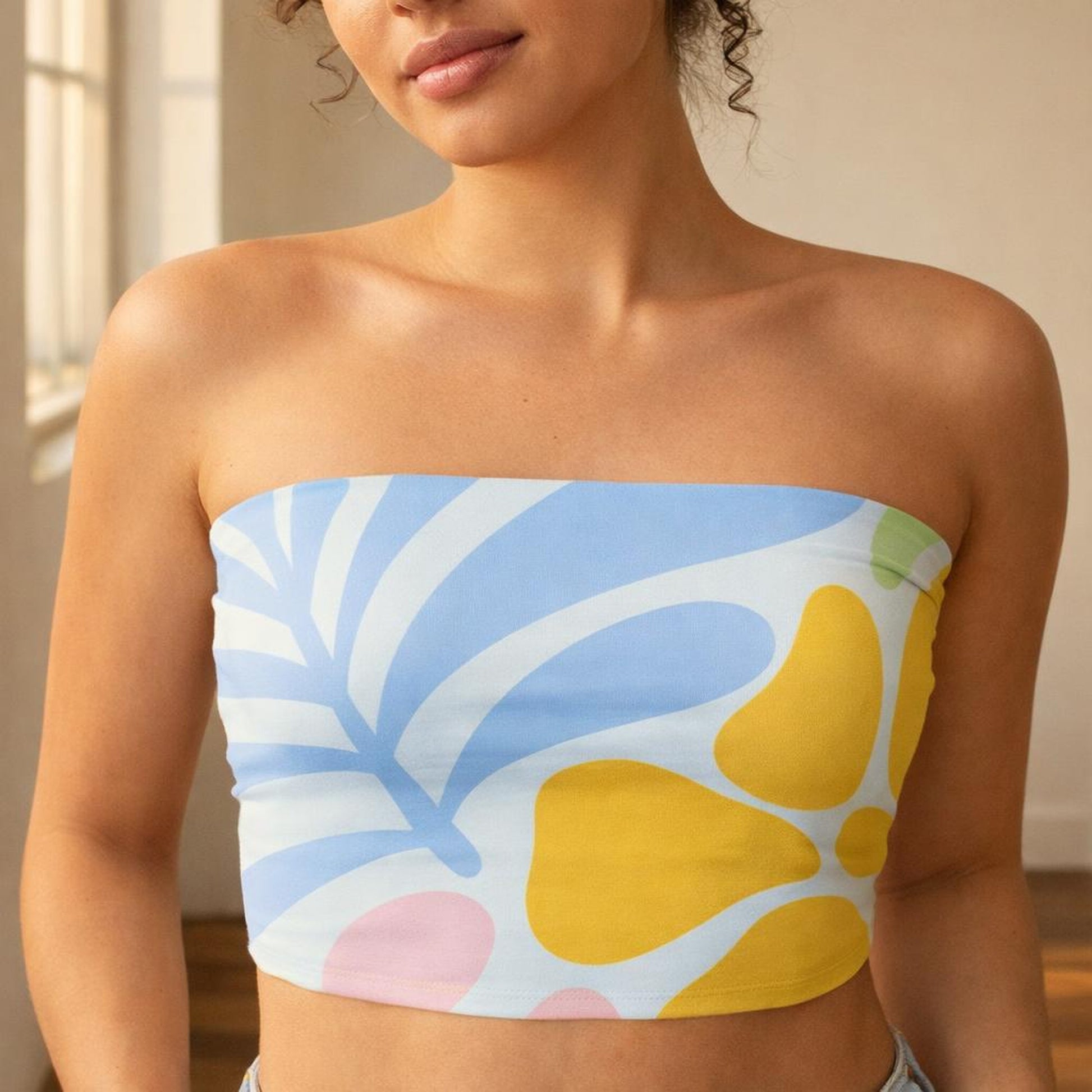 Candy Splash | Tube Top | Tropical Abstract — design detail