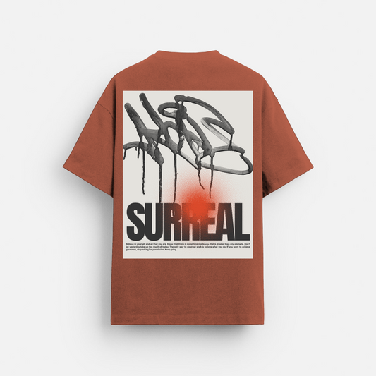 Surreal - Oversized Classic T-Shirt Coral