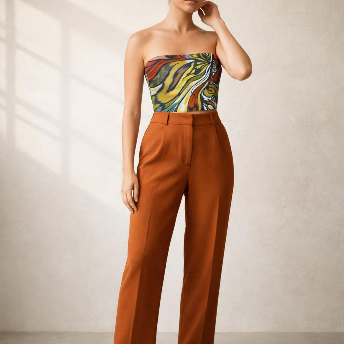 Rang Parvaaz | Tube Top | Butterfly Burst · front view