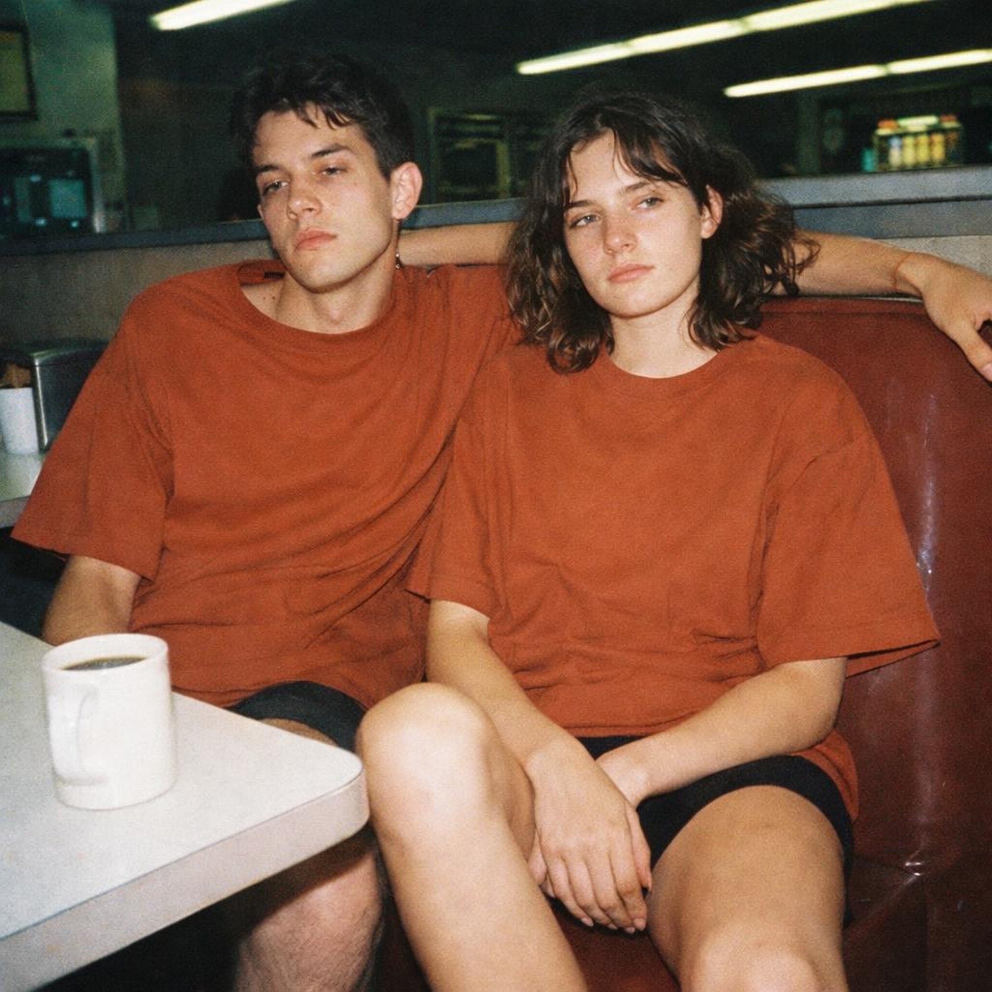 Warm Earth | Oversized T-Shirt | Plain Orange — front view