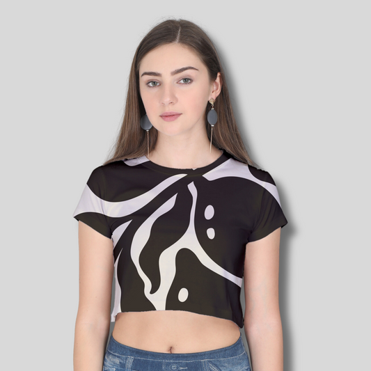 Women Printed Crop Top