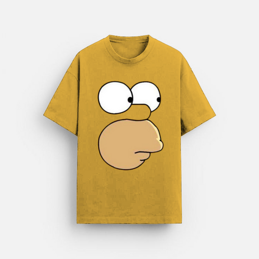 Homer Simpson - Oversized Classic T-Shirt Mustard Yellow