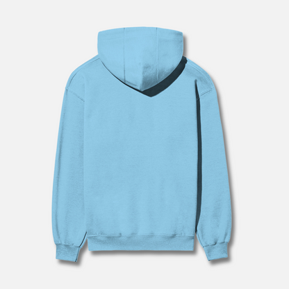 Serenity in Style | Plain Solid | Baby Blue Hoodie